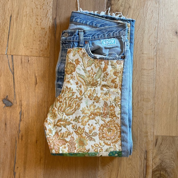 Riley Vintage Patchwork Jeans - Picture 3 of 5